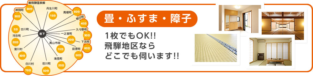 1枚でもOK!!飛騨地区ならどこでも伺います!!